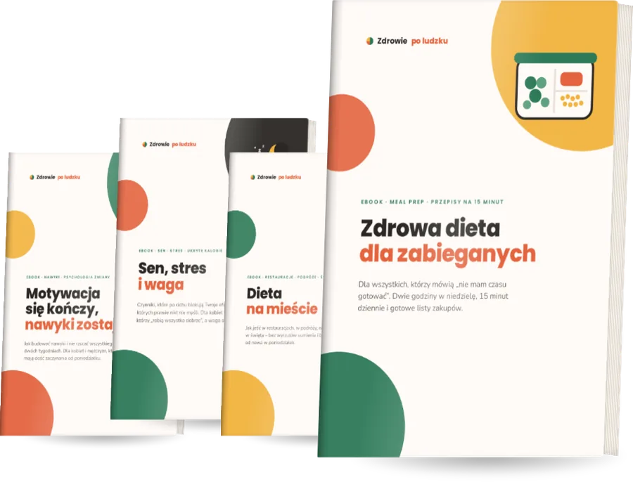 Poradnik Zdrowa dieta dla zabieganych i trzy ebooki w prezencie